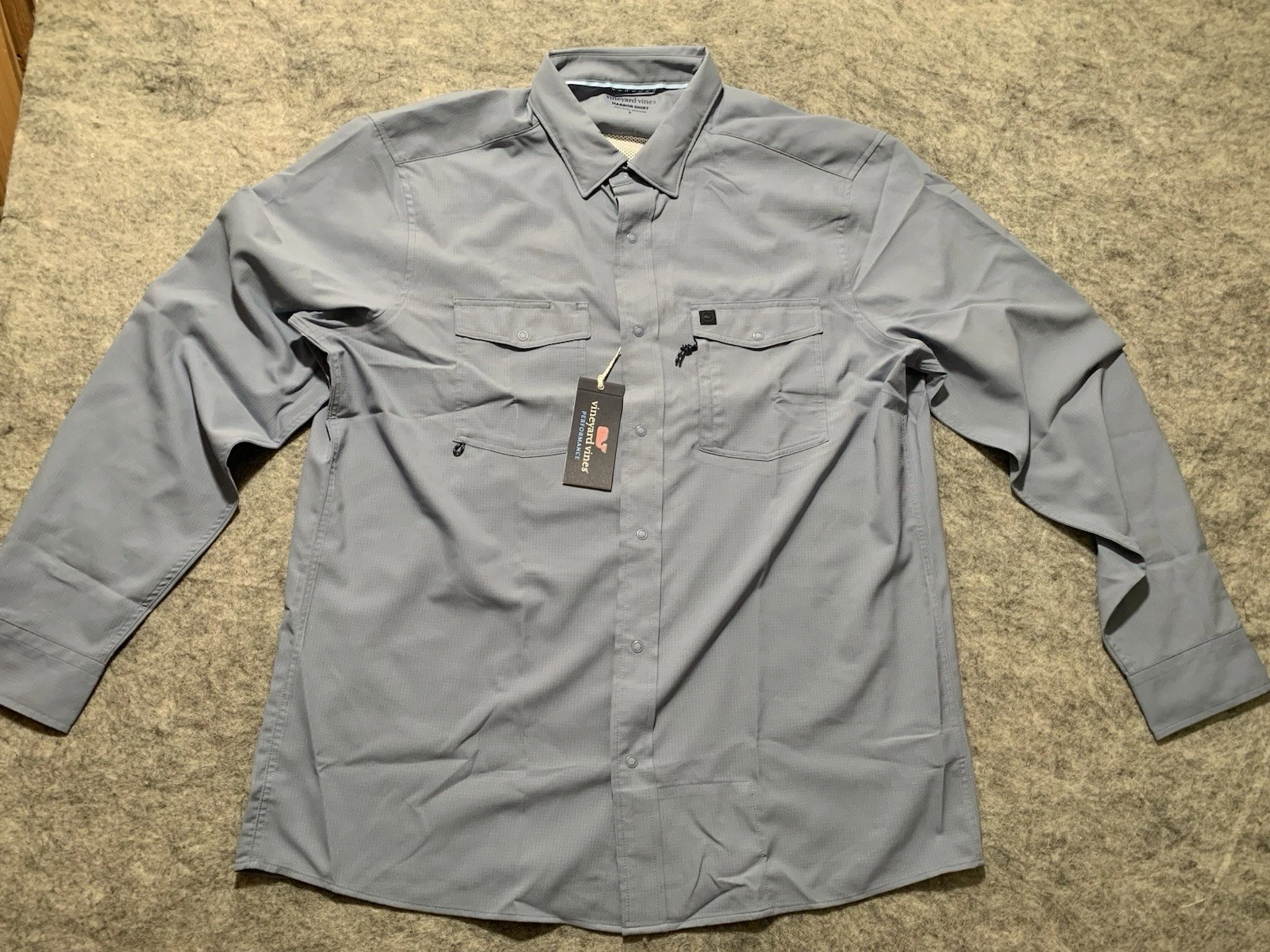 NWT Vineyard Vines Harbor Mens Long Sleeve Light Blue Fishing Shirt Choose Size
Opens in a new windo
