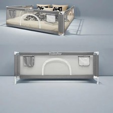 Bed Rail for Toddlers and Kids, 80" Adjustable Safety Bed Guard with 28 Heigh...