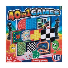 40 IN 1 GAMES COMPENDIUM FAMILY GAME  2+ PLAYERS -AGE 3+  (NEW) 