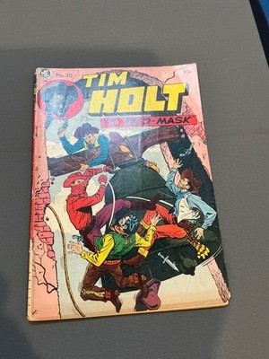 TIM HOLT #20, RED MASK COVER 1950, G/Vg