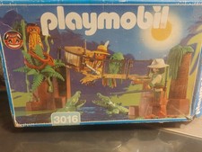 Playmobil 3016 Pont Suspendu Avec Trappe  Aventure Jungle Animaux