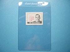 1969/70 O-PEE-CHEE TOPPS STAMP NHL HOCKEY CARD INSERT ED GIACOMIN SHARP+ OPC