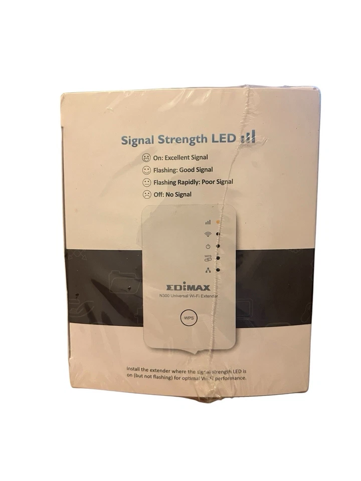 Edimax Smart N300 (EW-7438RPn ) Universal Wi-Fi Range Extender. NEW - Image 3 of 4