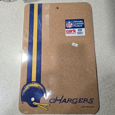 Vintage 1983 NFL  Chargers Cork Bulletin Board (Sealed)