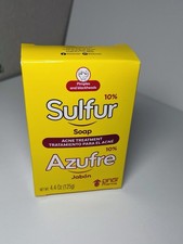 Grisi Sulfur 10 Bar Soap Acne Treatment for Face 4.4 oz