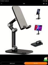 adjustable desk top stand cell phone holder