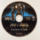 Metroid Prime 3: Corruption Wii Game Disc Only TESTED