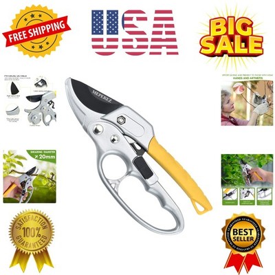Ultra Sharp  Pruning Shears - Cuts 3X Easier, Weak Hand Arthritis Snips, Effo...