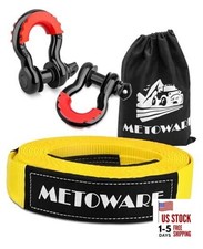 Heavy Duty Tow Strap Recovery Kit - 3" x 20ft 35,000lbs Tree Saver Winch