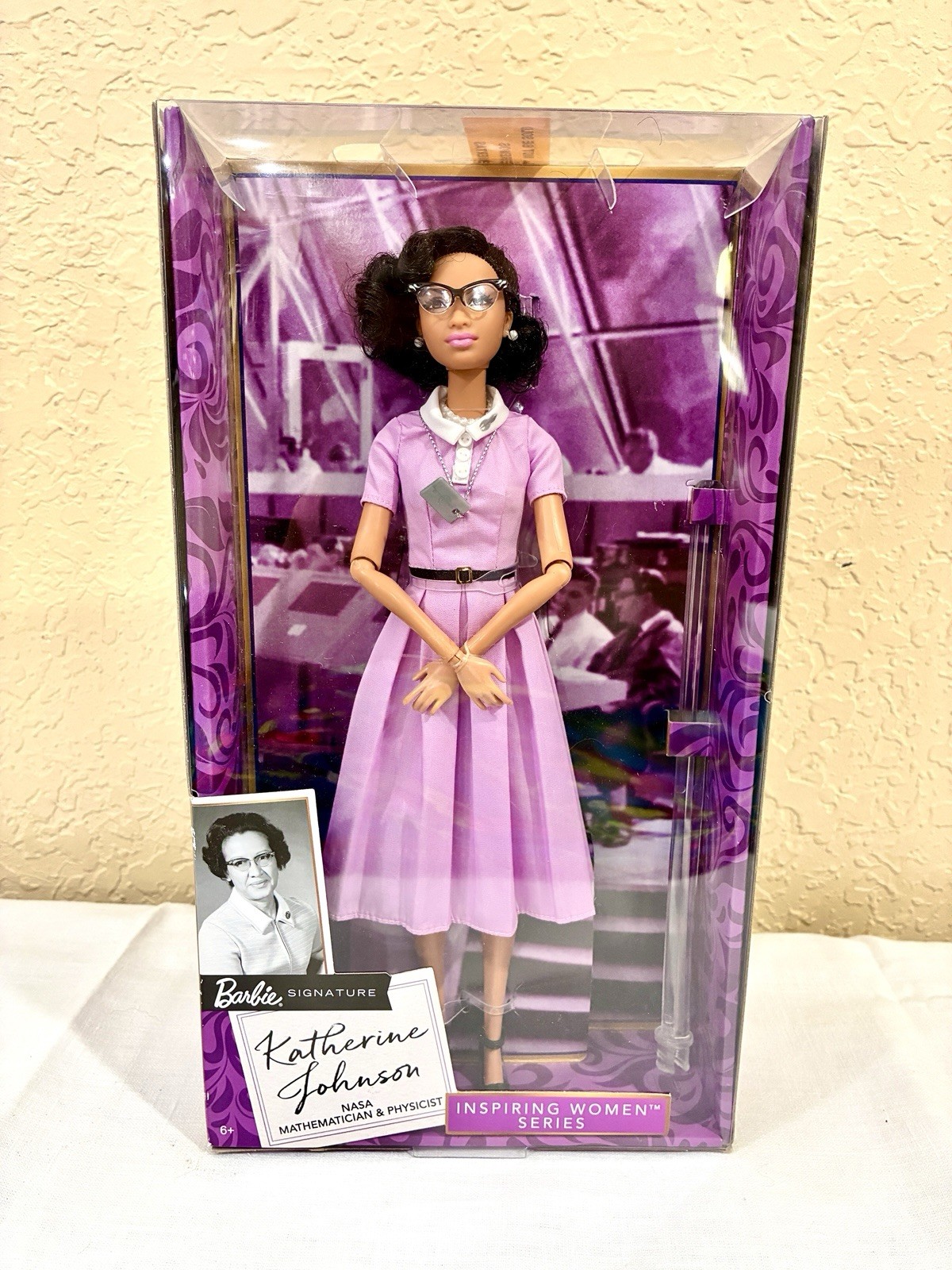 Barbie Signature  KATHERINE JOHNSON  2017 Inspiring  Women Series Doll - NEW