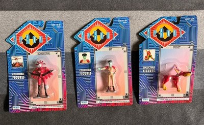 Irwin ReBoot Collectible Action Figures Hexadecimal Dot Frisket Lot of 3 MOC