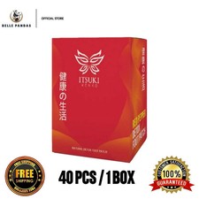 Itsuki Kenko Red Pepper  Herbal Foot Pads Patch Detoxifying 40pcs in Box