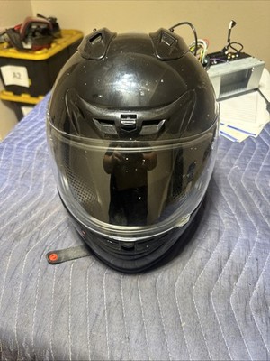 Fuel Motorcycle Helmet Dot Certified FF001 FMVSS No. 218 Black Size L 59-60cm 