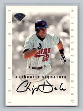 1996 Leaf Signature Series Signatures Update Chip Hale Auto Minnesota Twins