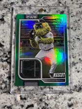 2026 Topps Series 1 Celebration White Sox Mascot Worn Relic Green /99