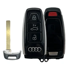 Oem Audi A6 A7 A8 SQ7 Allroad Quattro Smart Key Fob Remote Keyless + Uncut Blade