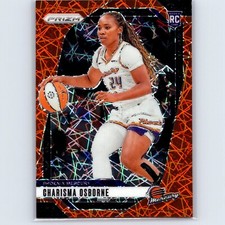 2024 Panini WNBA Prizm Basketball Charisma Osborne RC #65 Orange Velocity