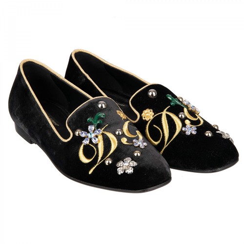 black velvet ballet slippers
