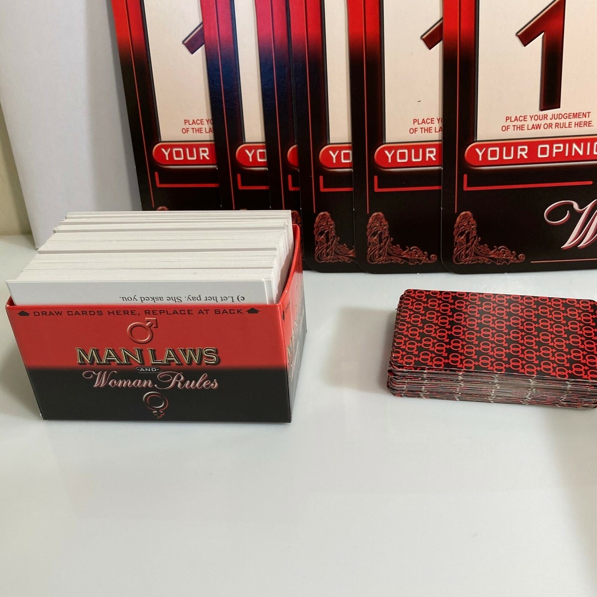 Man Laws And Woman Rules Adult Party Board Game TDC Games. 100