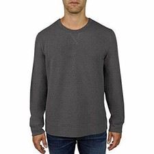 Jachs Men's Crew Neck Sweatshirt, Charcoal Grey, Small