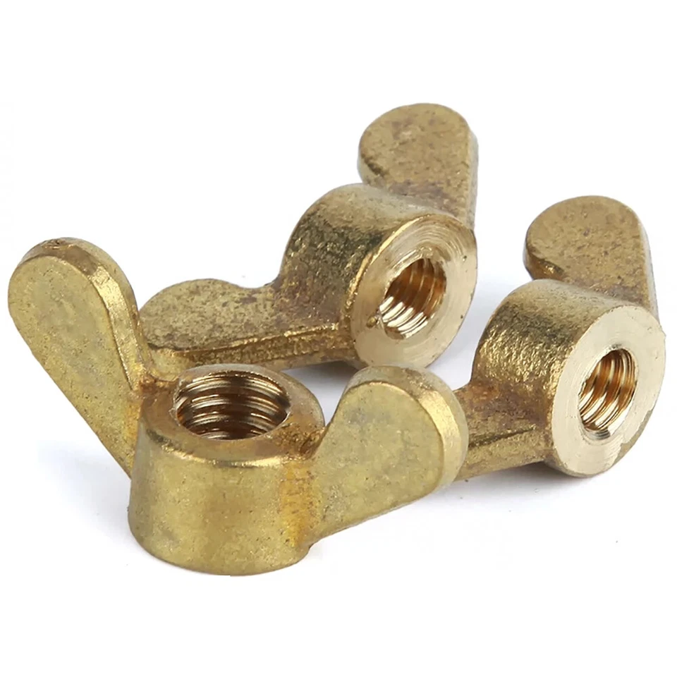 Kupfer Flügelmuttern Muttern Flügelmutter Messing Metrisch M3 M4 M5 M6 M8 ~ M12 - Bild 4 von 4