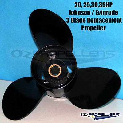 Ozpropeller 10 x 13 for Johnson Evinrude Prop Propeller 20 25 30 35hp