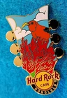 HONOLULU HEADSTOCK  2018 I'IWI SCARLET HONEYCREEPER BIRD Hard Rock Cafe PIN LE