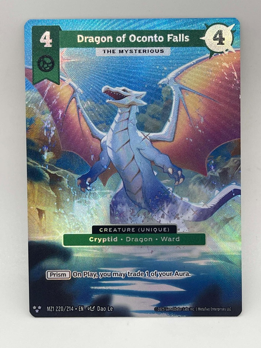 Dragon Of Oconto Falls The Mysterious Alt Art Metazoo 2025 Base