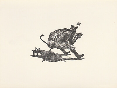 Exlibris - EDUARD ALBRECHT-HAGEN - For H. Hartzsch - Unsigned - Hunter With Fox