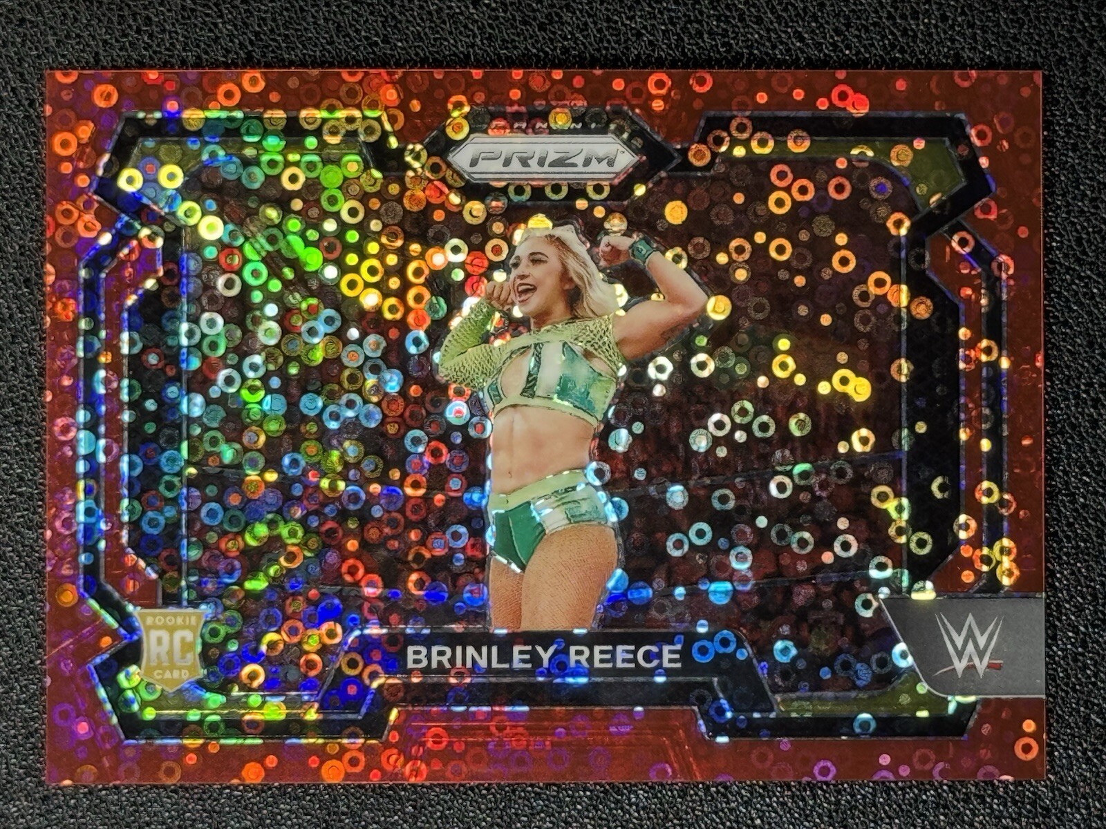 2024 Panini Prizm WWE Brinley Reece RC Rookie #36 Undercard Red Disco /99- NXT