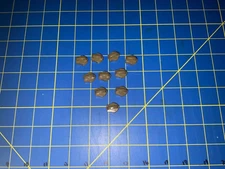 YKK Size # 8 Coil Zipper Slider (DFNT), Lot of 10 - Coyote Brown D334