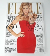 Elle Magazine Kate Upton September 2013 #337 Print Ads