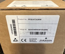 Emerson FP20-6TX2MM Network Switch Module 12P4452X052 Factory Sealed.