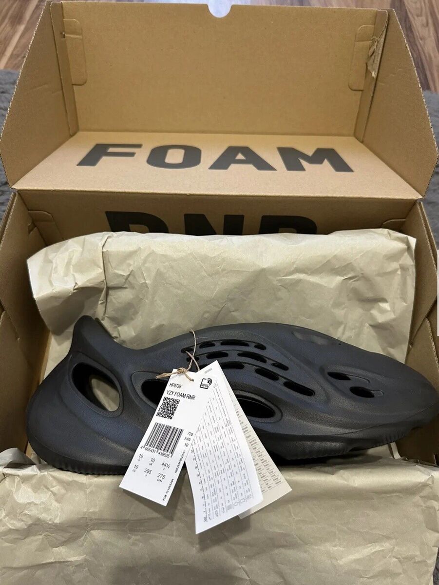 adidas 10/10.5 Yeezy Foam RNR Onyx/Black (2022/2024) | eBay adidas 10/10.5 Yeezy Foam RNR Onyx/Black (2022/2024) | eBay