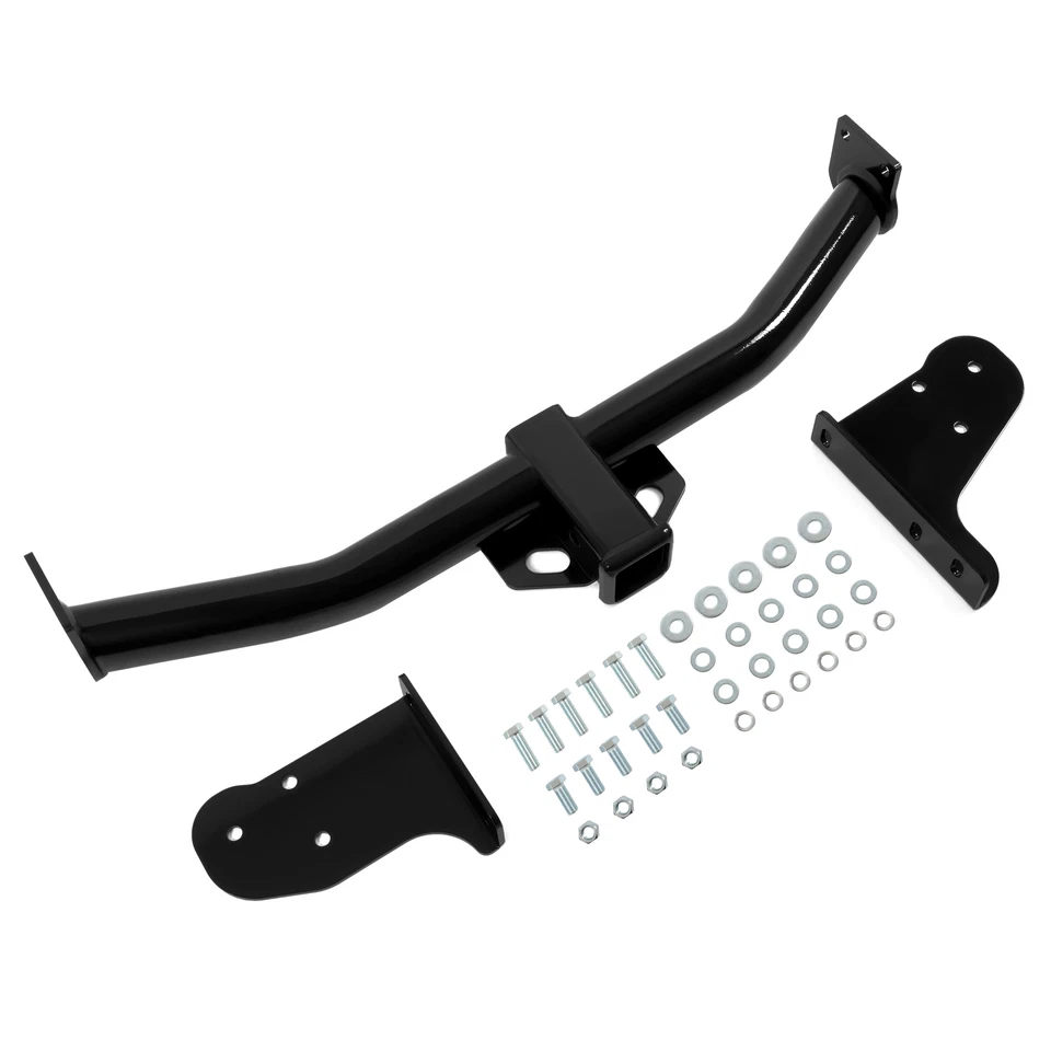 Receptor de enganche de remolque de 2 pulgadas clase 3 3500 lb negro para Nissan Murano 2015-2024 Foto 2 de 4