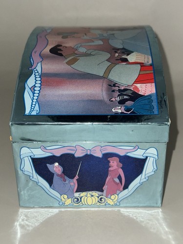 VTG Disney Dancing Cinderella-Prince Jewelry Music Box So This is Love RARE - Picture 7 of 15