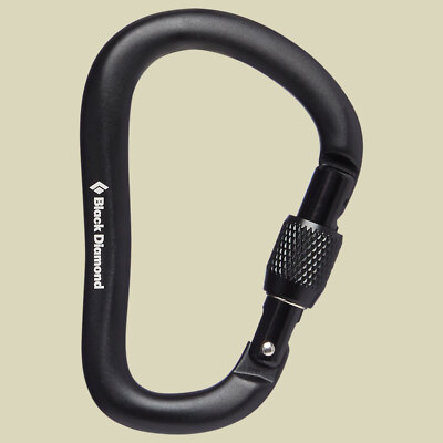 Black Diamond Rocklock Screwgate Carabiner Farbe black HMS Karabiner