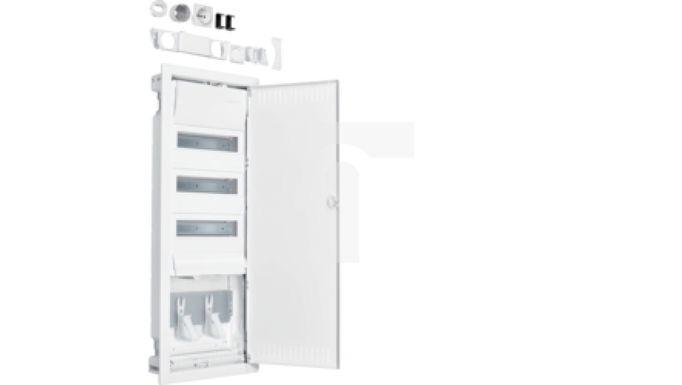 36-module flush-mounted hybrid switchgear with volta VU603PLH mounting pl /T2UK