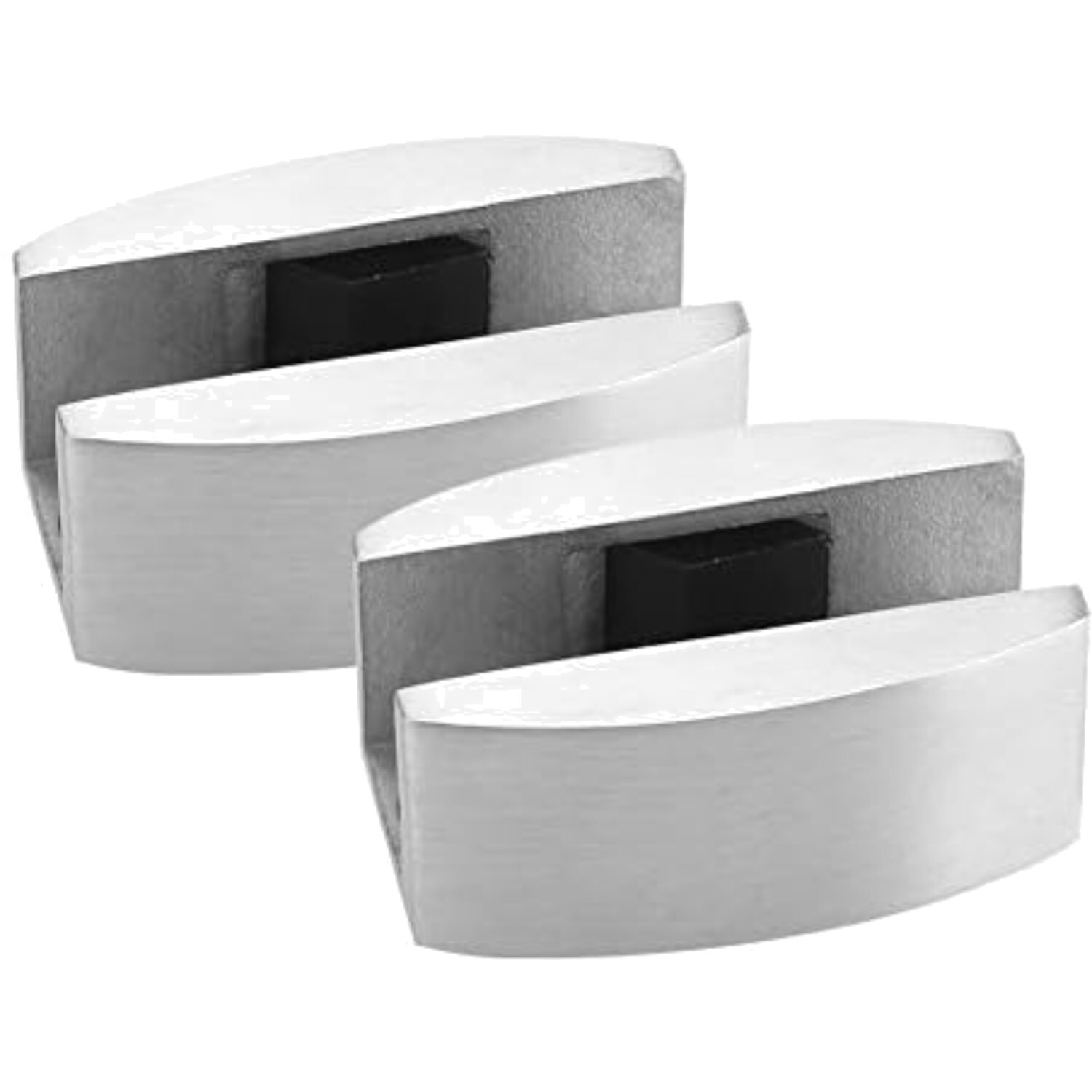 Einstellbare Edelstahl Schiebetür Bodenschienen für moderne Glastüren - 50x23mm