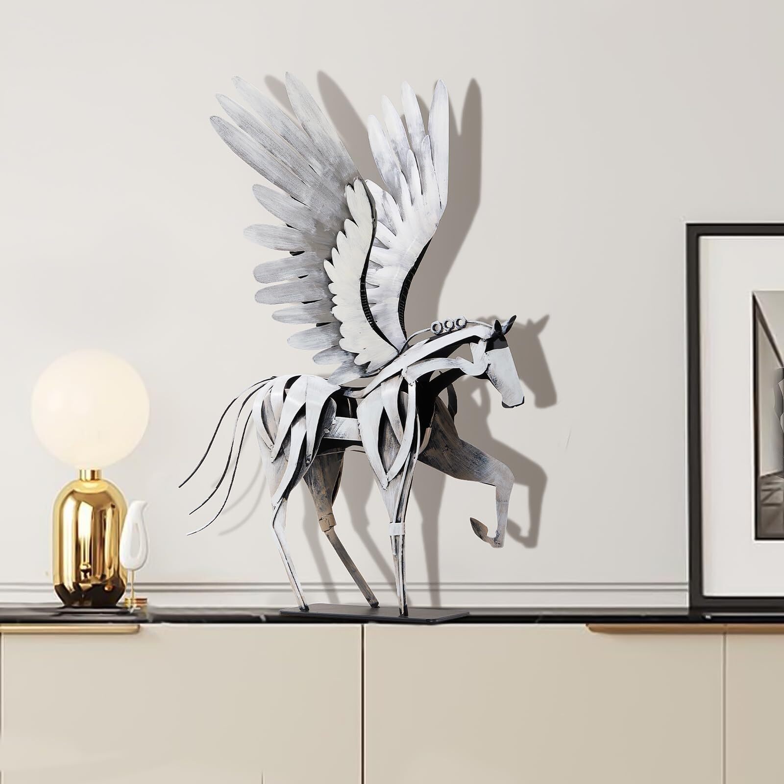 Art Horse Statue Décor Artwork 24