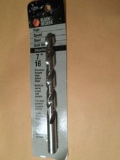 NEW HIGH SPEED STEEL DRILL BIT 7/16" BY BLACK & DECKER MODEL 15228 MADE IN USA