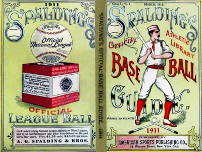Vintage Baseball Sports Equipment Image from 1911 - Photo Print 5 x 7 inches