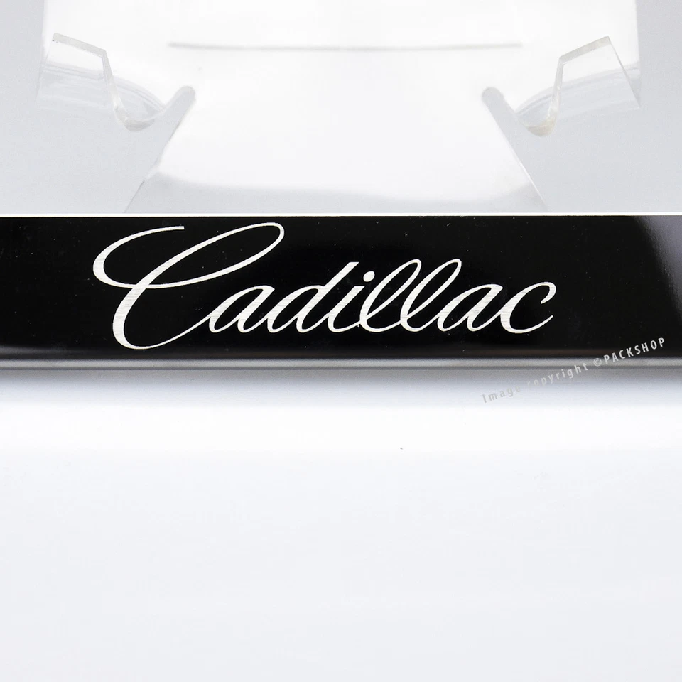 Chrome Stainless Steel Laser Engraved License Plate Frame Fits Cadillac Old Logo - Image 4 of 4