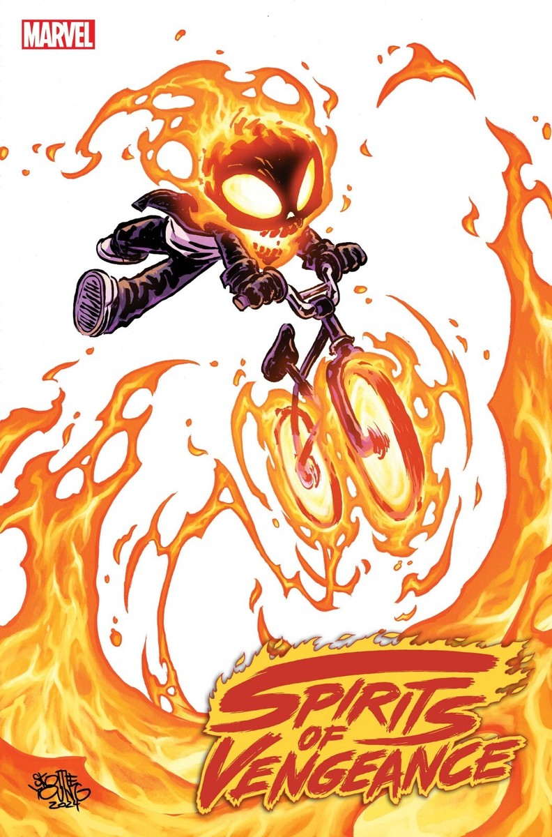 洋書 GHOST RIDER #1 SKOTTIE YOUNG VARIANT SPIRITS OF VENGEANCE 1 SKOTTIE YOUNG BABY VARIANT GHOST