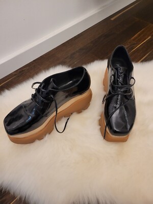 Damen Schuhe, jeffrey campbell, lack Leder,  ein mal getragen, 9 -10 cm plateau
