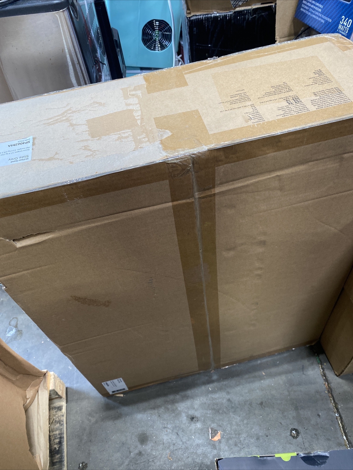 KEF - S3 Floor Stand Pair - Gray - BRAND NEW SLATE GRAY