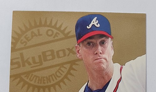 1999 SkyBox Premium Autographics Tom Glavine Auto SP Rare Braves Mets HOF - Picture 5 of 6