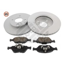 1x Bremsensatz, Scheibenbremse MAPCO 47654HPS passend für FORD MAZDA