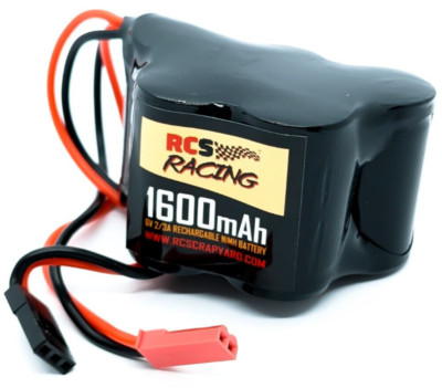 6 V NiMH 1600 mAh RC Buckel Akku Hochleistungs - JST / Futaba UK 