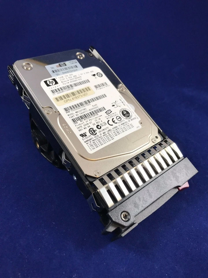 HP 72GB 2.5" Hard Drive 431935-B21 SAS internal 15000 rpm sff 432321-001 sp - Image 4 of 4
